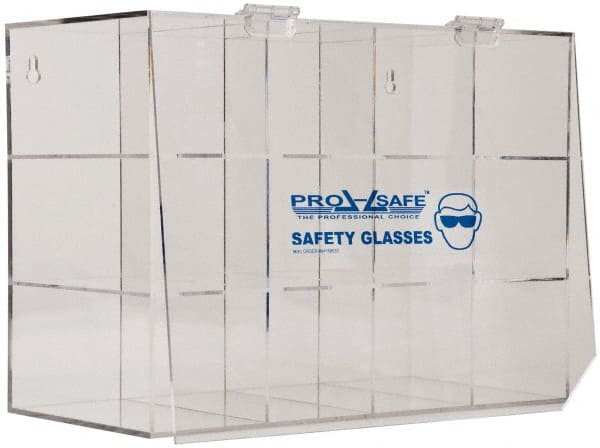 PRO-SAFE MSCASG12D 12 Pair Cabinet with Individual Compartments, Safety Goggles Dispenser 