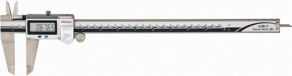 Electronic Caliper: 0 to 12", 0.0005" Resolution, IP67