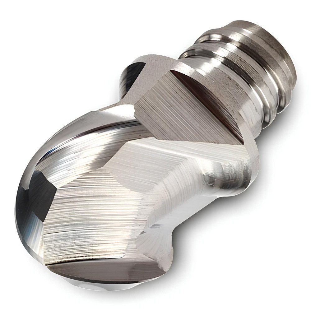 Ball End Mill Heads; Mill Diameter (mm): 12.70 ; Mill Diameter (Decimal Inch): 0.5000 ; Length of Cut (mm): 9.4000 ; Connection Type: T12 ; Material: Carbide ; Cutting Direction: Right Hand