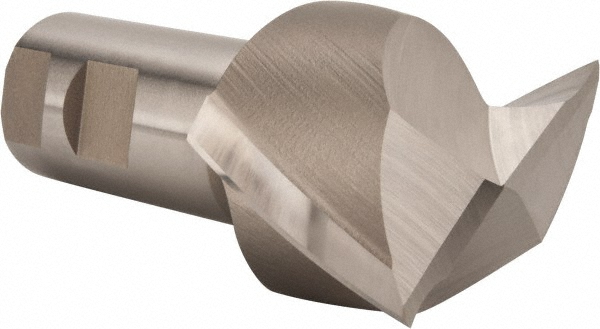 Hertel GG99914129 Square End Mill: 2-1/4 Dia, 1-5/8 LOC, 1-1/4 Shank Dia, 4-1/8 OAL, 2 Flutes, High Speed Steel Image