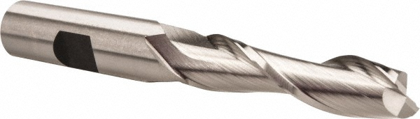 Hertel E299914085 Square End Mill: 7/16 Dia, 1-3/4 LOC, 1/2 Shank Dia, 3-3/4 OAL, 2 Flutes, Cobalt Image