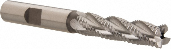Hertel 84213610 Square End Mill: 3/8 Dia, 1-1/2 LOC, 3/8 Shank Dia, 3-1/4 OAL, 4 Flutes, Cobalt Image