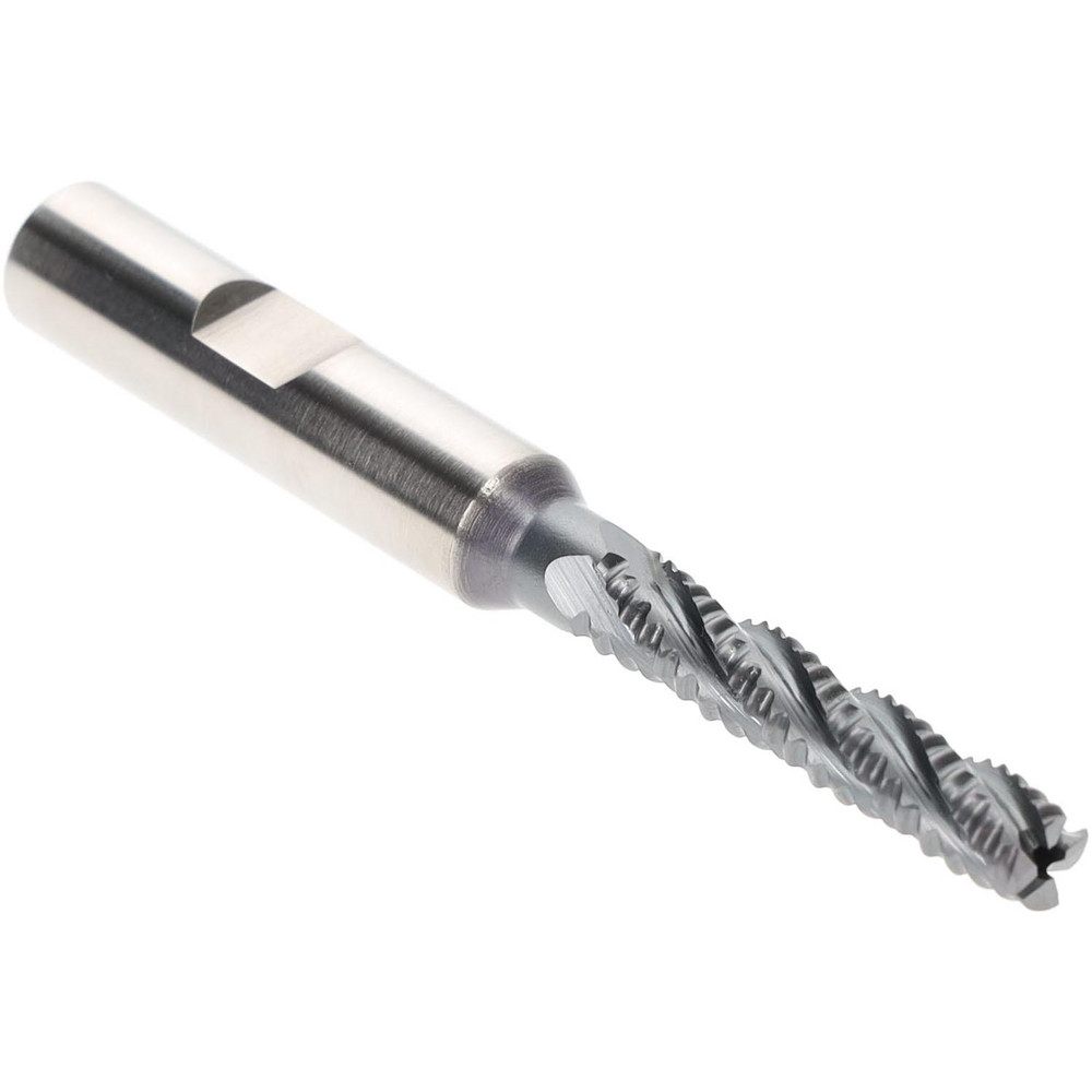 Hertel 84213735 Square End Mill: 1/4" Dia, 4 Flutes, 1-1/4" LOC, Cobalt, 30 &deg; Helix Image