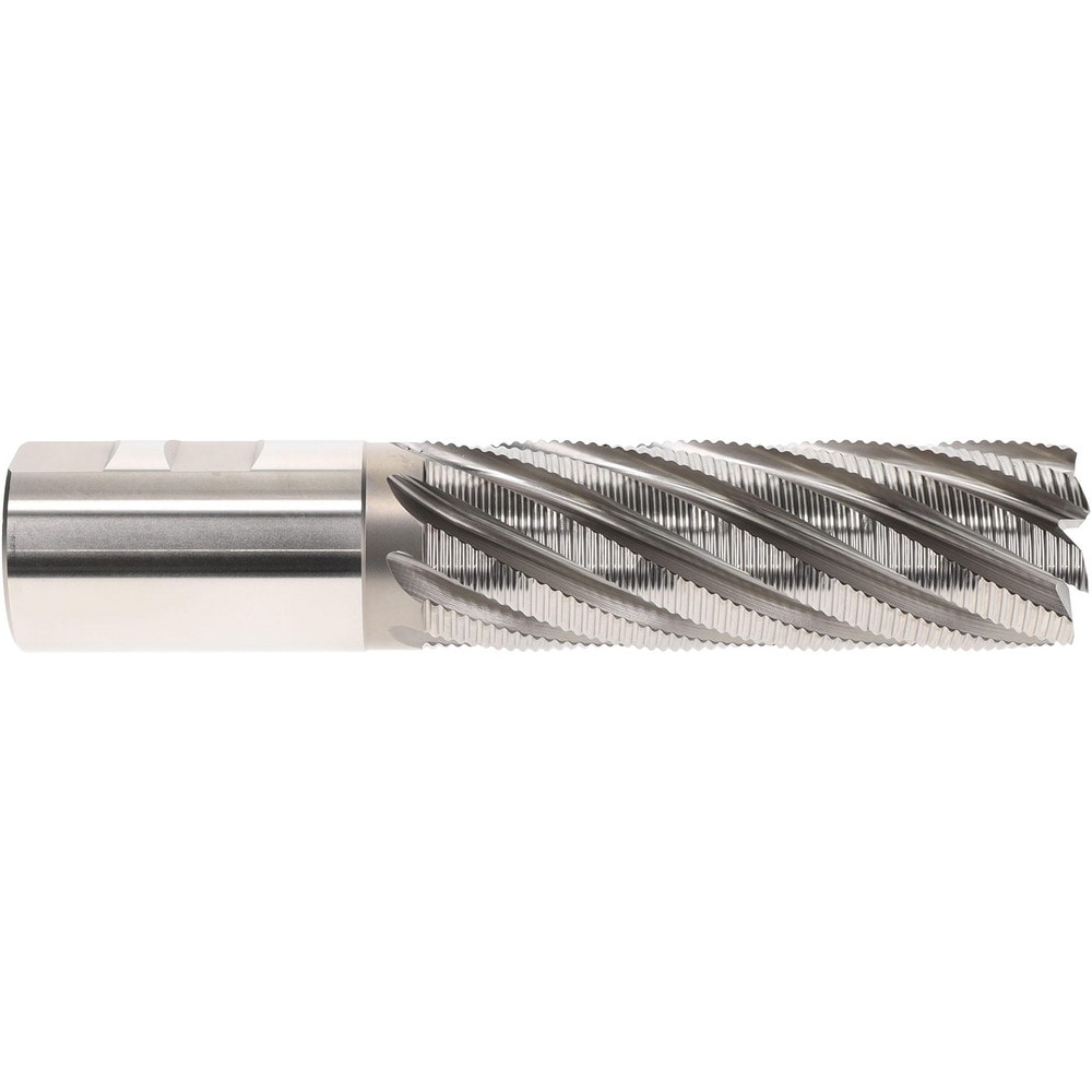 Hertel 84213941 Square End Mill: 2" Dia, 8 Flutes, 6" LOC, Cobalt, 30 ° Helix Image