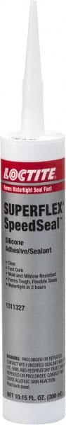 Joint Sealant: 300 mL Cartridge, Clear, RTV Silicone