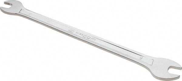 Extra Thin Open End Wrench: Double End Head, 8 mm x 9 mm, Double Ended