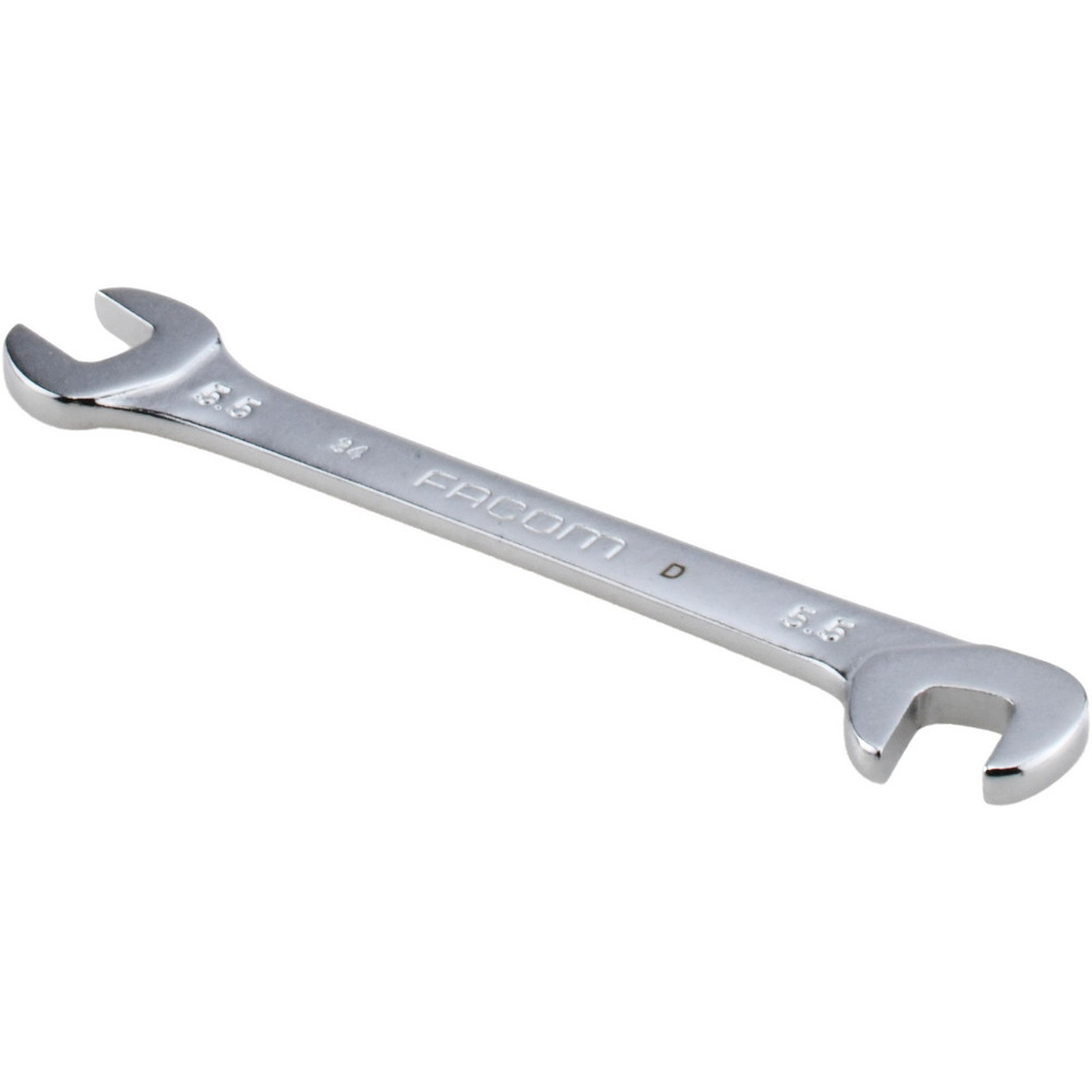 Extra Thin Open End Wrench: Double End Head, 5.5 mm, Double Ended