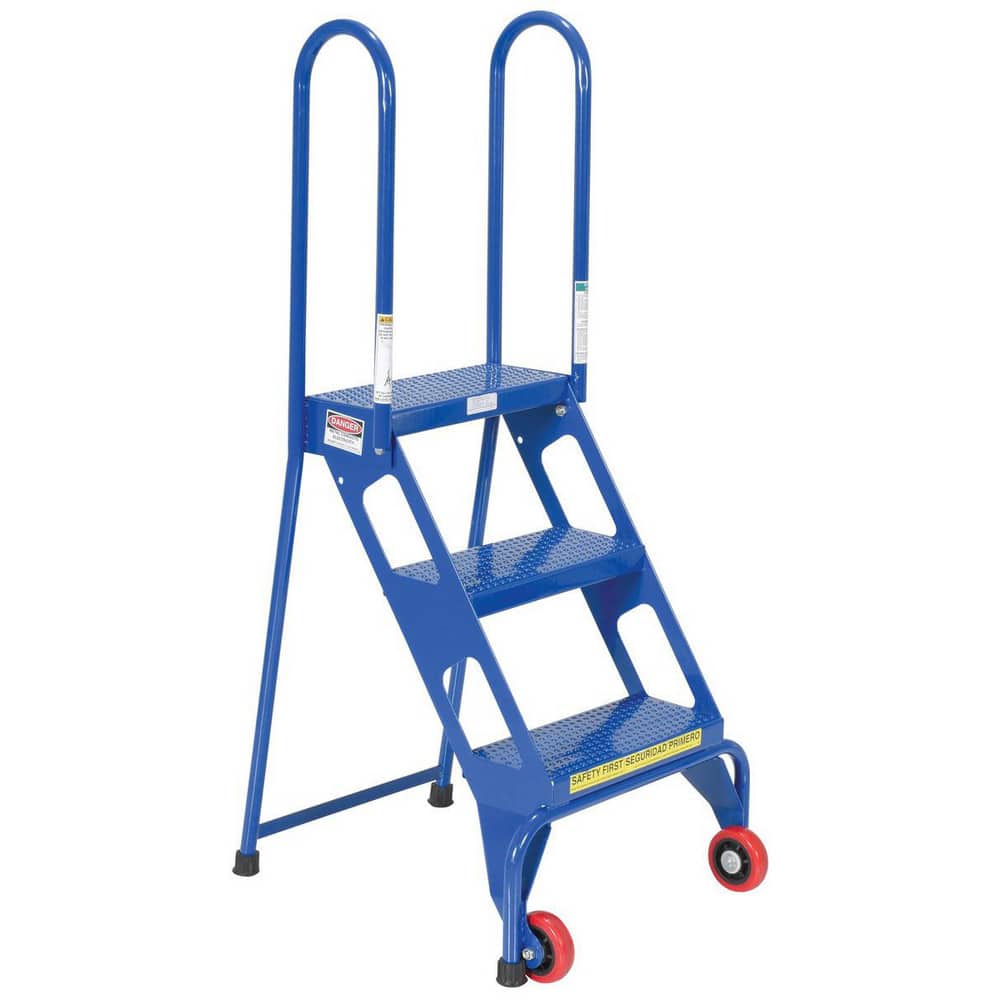  FLAD-3 Carbon Steel Rolling Ladder: Type 1A, 3 Step 
