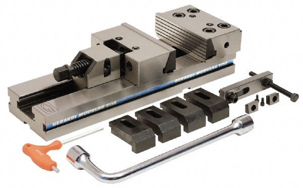 Modular Vise: 7'' Jaw Width, 11.81'' Max Jaw Capacity