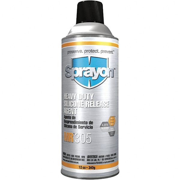 Sprayon. S00305000 16 Ounce Aerosol Can, Clear, Heavy-Duty Mold Release 