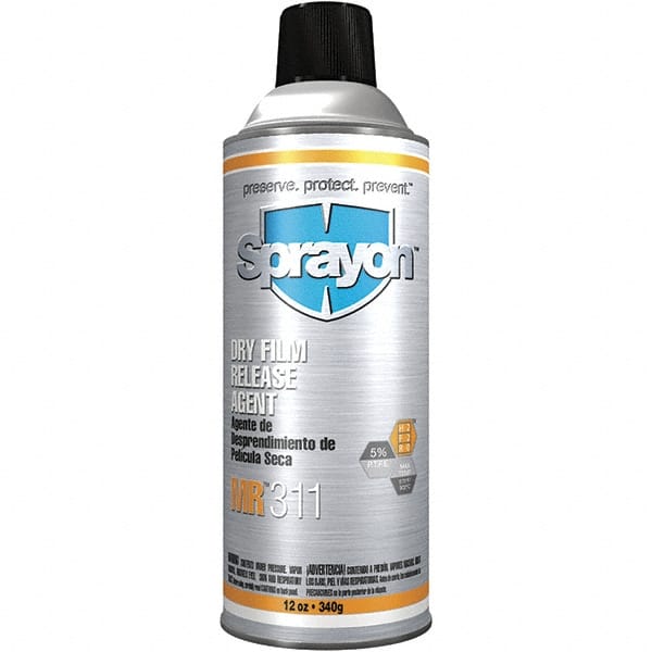 Sprayon. SC0311000 16 Ounce Aerosol Can, White, General Purpose Mold Release 