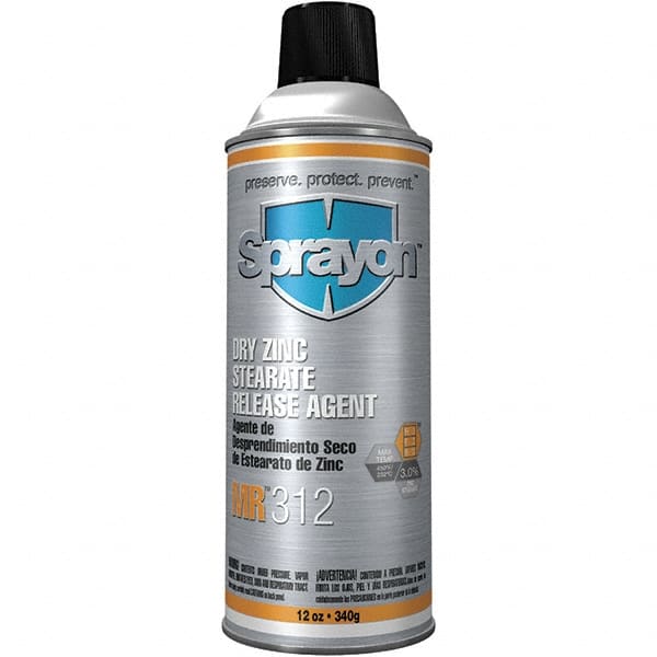 16 Ounce Aerosol Can, White, General Purpose Mold Release