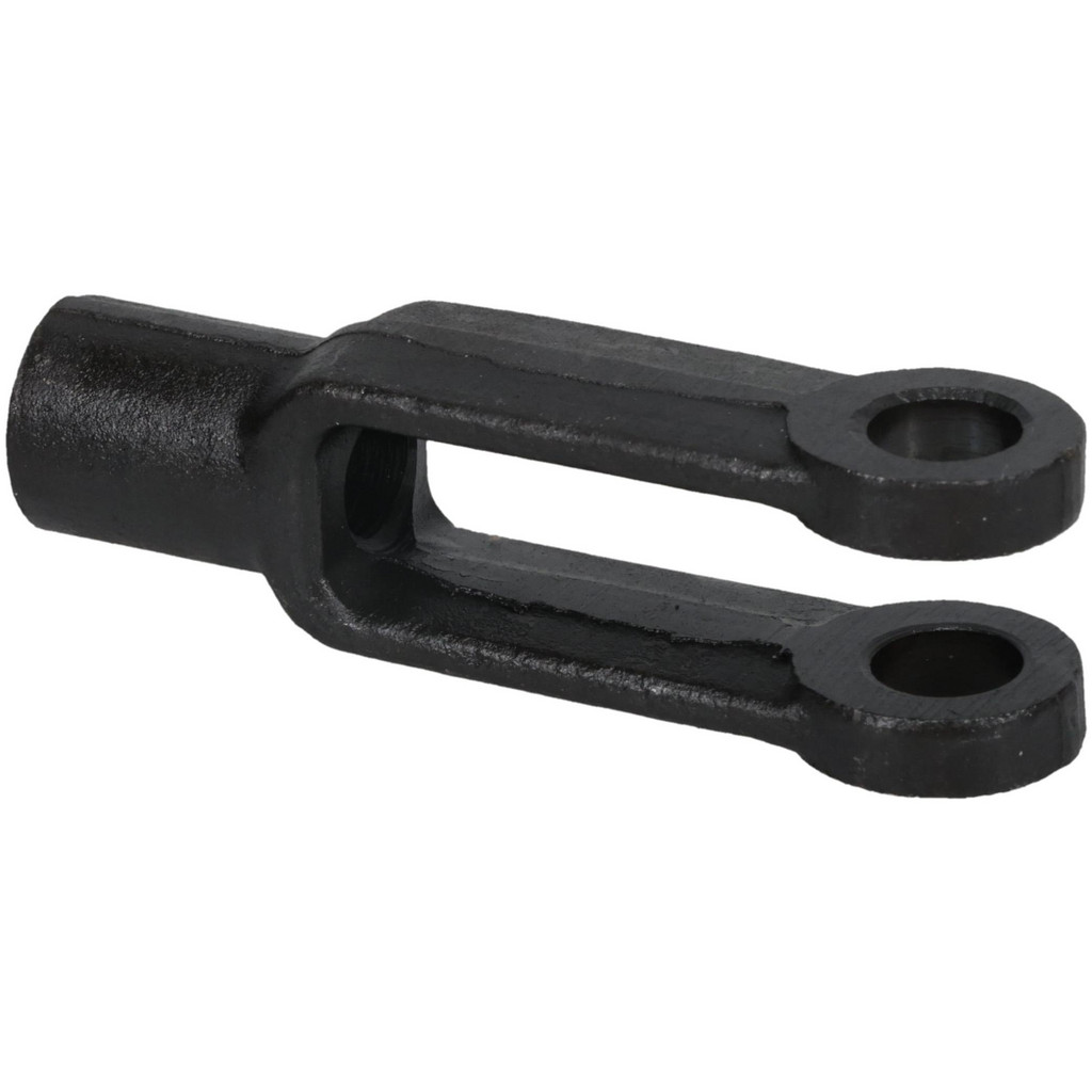 Gibraltar 7/16-20 Thread, 1" Yoke Width, Carbon Steel, Tapped Yoke - 7/16" Hole Dia, 1-7/8" Hole Center to Neck, 13/16" Yoke Arm Height, 23/32" Neck