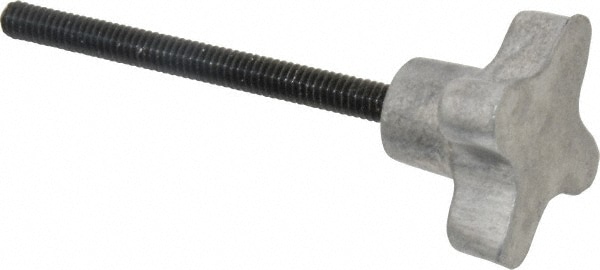 C-12L14 Steel Thumb Screw: 1/4-20, Lobed Head