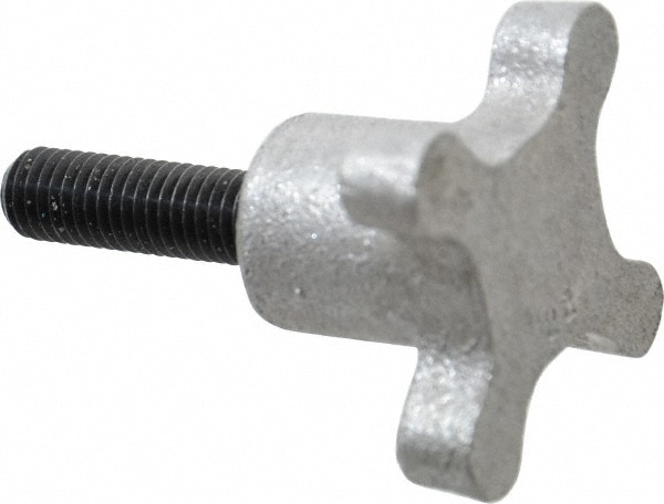 C-12L14 Steel Thumb Screw: 1/2-13, Lobed Head