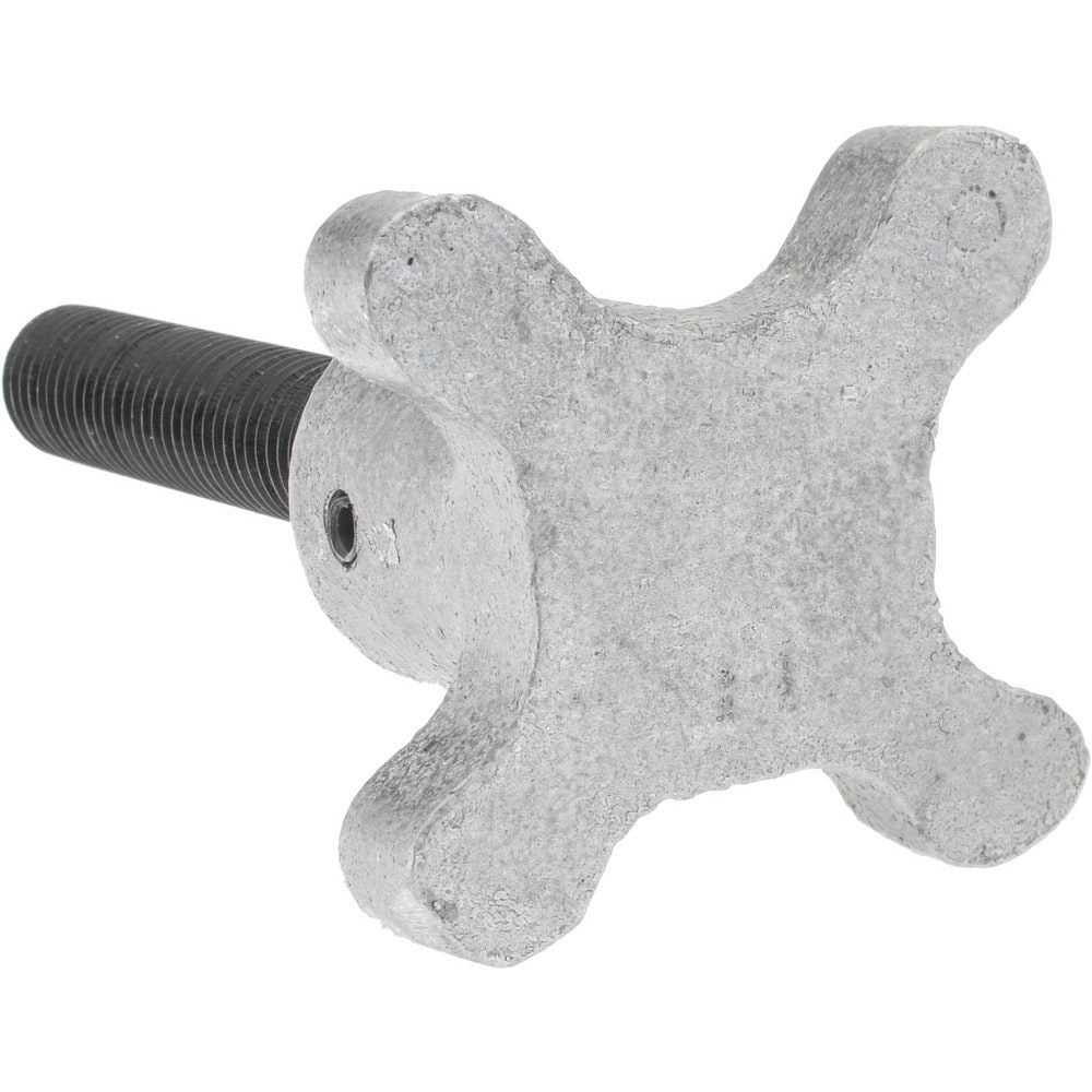 C-12L14 Steel Thumb Screw: 1/2-13, Lobed Head