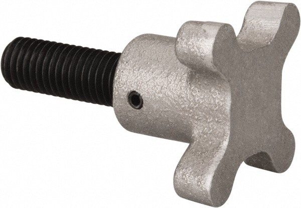 C-12L14 Steel Thumb Screw: 5/8-11, Lobed Head