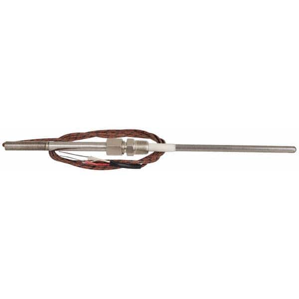 Thermo Electric SF050-211 Thermocouple Probe: Type J, Pipe Fitting Probe, Grounded, Stripped End 