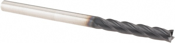 SGS 31881 Square End Mill: 3/16 Dia, 1-1/8 LOC, 3/16 Shank Dia, 3 OAL, 4 Flutes, Solid Carbide Image