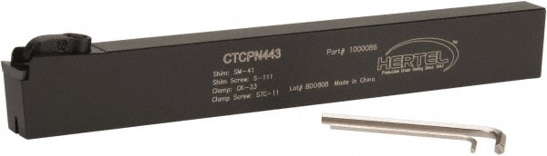 Neutral CTCP 3° Positive Rake Indexable Turning Toolholder
