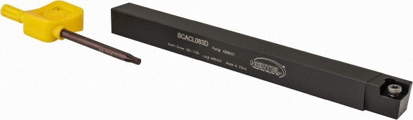 LH SCAC 0° Neutral Rake Indexable Turning Toolholder
