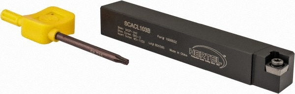 LH SCAC 0° Neutral Rake Indexable Turning Toolholder