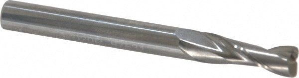 OSG 20221900 Corner Radius End Mill: 1/4" Dia, 3/4" LOC, 0.03" Radius, 2 Flutes, Solid Carbide Image