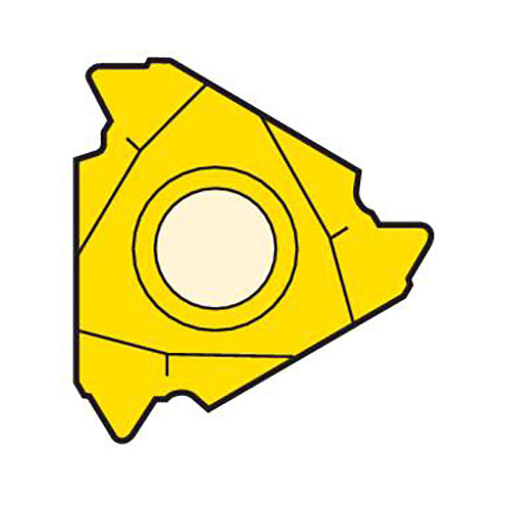 Seco - Laydown Threading Insert: 16NL8UN CP500, Carbide | MSC Direct