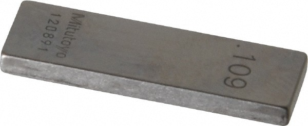 Mitutoyo 611149-531 Rectangle Steel Gage Block: 0.109", Grade 0 Image