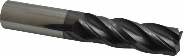 Accupro 446L1000C11 Corner Chamfer End Mill: 1" Dia, 3.25" LOC, 4 Flute, 0.02" Chamfer Width, Solid Carbide Image