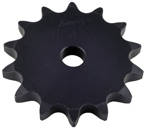 Type A Hub 52 Teeth Browning 60A52 Plate Roller Chain Sprocket 3/4 Stocked Bore Single Strand Steel 