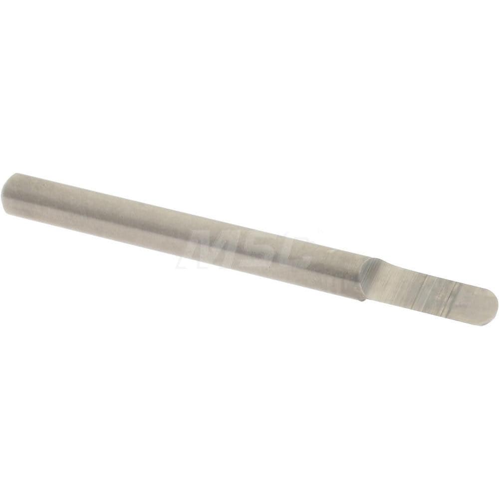 1/8" Diam Single Full Radius End Solid Carbide Split-End Blank