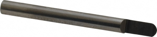 3/16" Diam Single Full Radius End Solid Carbide Split-End Blank