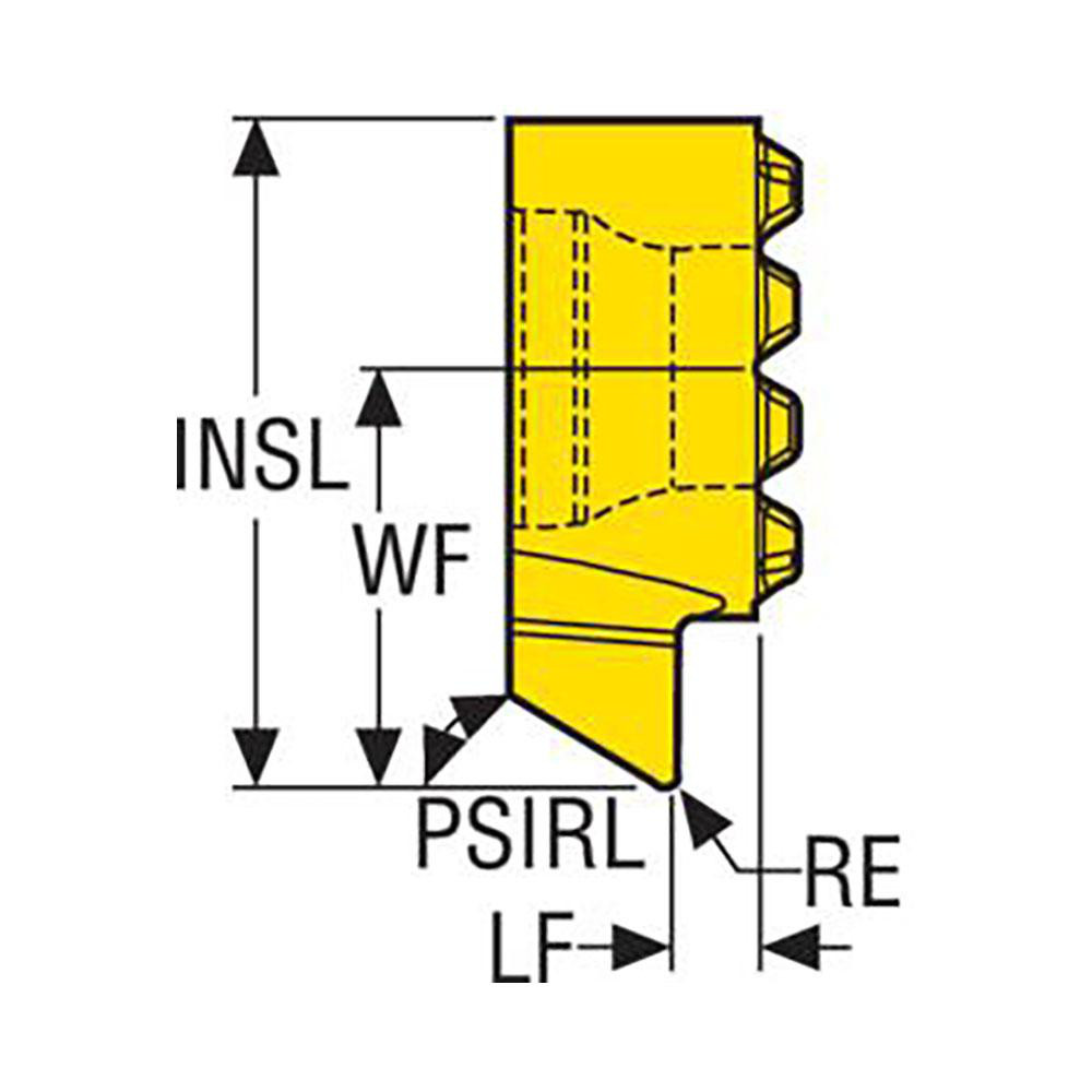 Seco Grooving Insert LCEX X CP500, Carbide MSC Direct
