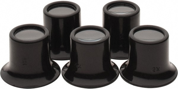 5 Piece, 2x to 10x Magnification, Loupe Set