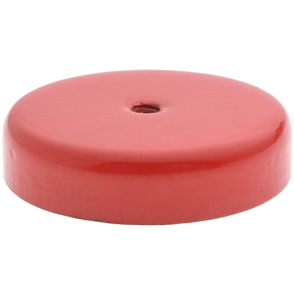 10-24 Tap, 9 kg Average Pull Force, 1-3/4" Diam, 3/8" High, Ceramic Pot Magnet