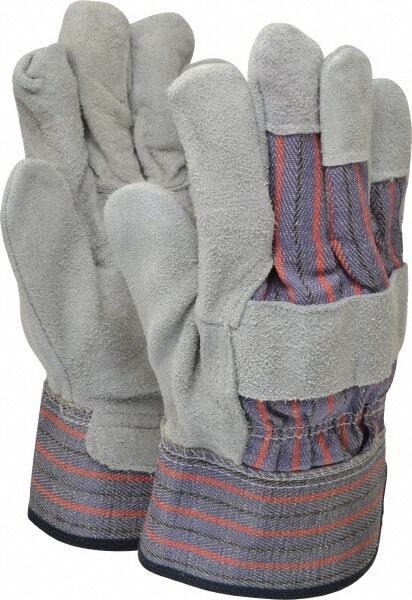 Gloves: Size XL, Cotton;Fleece-Lined, Cowhide