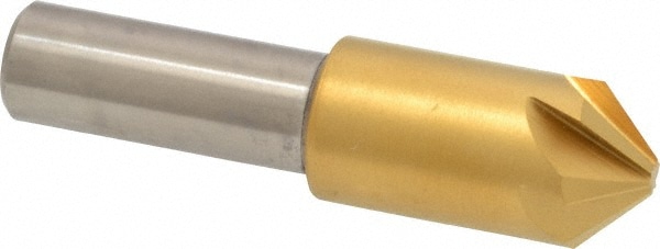 Melin Tool 18214 1/2" Head Diam, 3/8" Shank Diam, 6 Flute 90° Cobalt Countersink Image