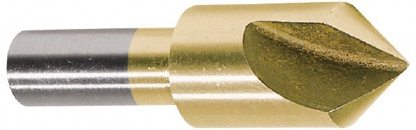 Melin Tool 18166 3/4" Head Diam, 1/2" Shank Diam, 1 Flute 60° Cobalt Countersink Image