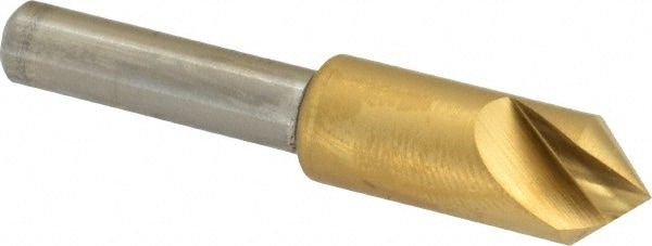 1//4/" x 82° Single Flute Countersink 1//4/" Shank Melin Tool USA High Speed Steel