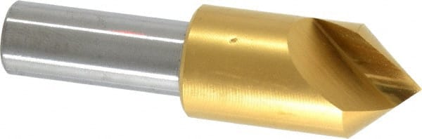 Melin Tool 18167 3/4" Head Diam, 1/2" Shank Diam, 1 Flute 82° Cobalt Countersink 