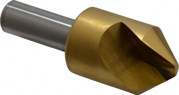 Melin Tool 18172 1" Head Diam, 1/2" Shank Diam, 1 Flute 82° Cobalt Countersink 