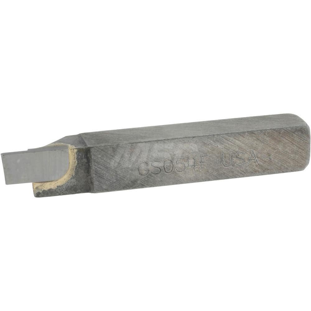 Accupro ACC-GS054F Single Point Tool Bit: 3/8 Shank Width, 3/8 Shank Height, Micrograin Solid Carbide Tipped, Neutral, GS, Cut-Off & Grooving Image