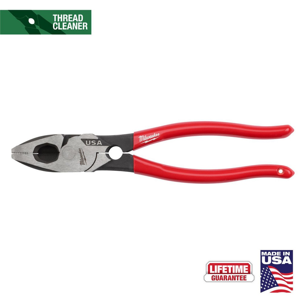 Pliers; Jaw Texture: Crosshatch ; Plier Type: Lineman's ; Jaw Length (Inch): 1-7/8 ; Jaw Length (Decimal Inch): 1.8750 ; Jaw Width (Inch): 1-1/4 ; Jaw Type: Linesman