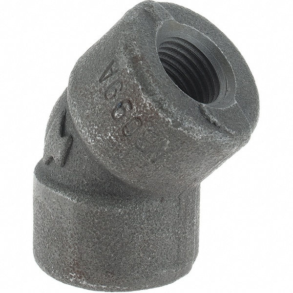 Black 45 ° Elbow: 1/4
