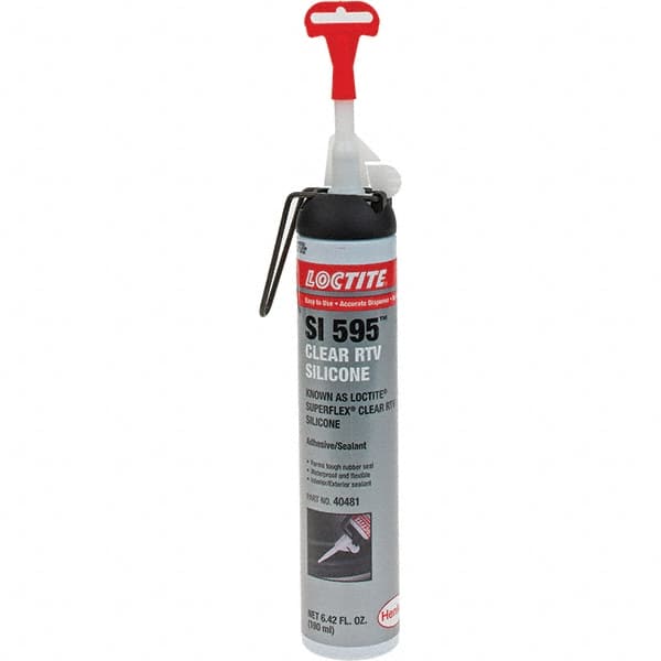 Sealant: Can, Clear, RTV Silicone