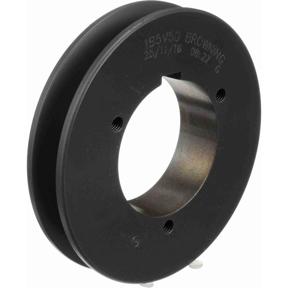 Browning 1B5V50 1B5V50 1 Groove, 5/8 to 2-1/4 Bore Diam, 5.28" Outside Diam, QD Bushed V Belt Sheave Image