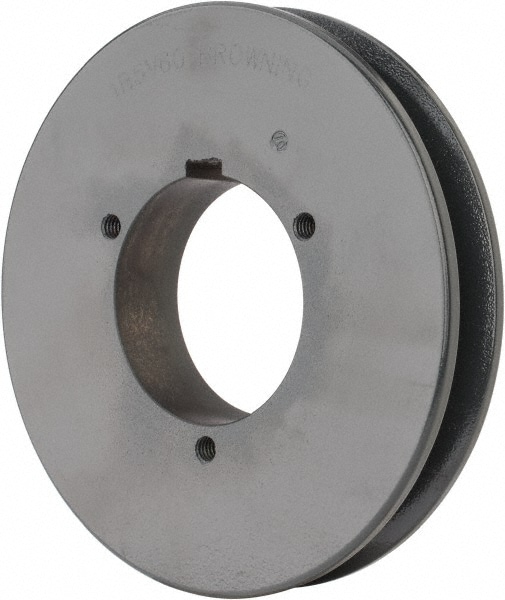 Browning 1B5V60 1B5V60 1 Groove, 5/8 to 2-1/4 Bore Diam, 6.28" Outside Diam, QD Bushed V Belt Sheave Image