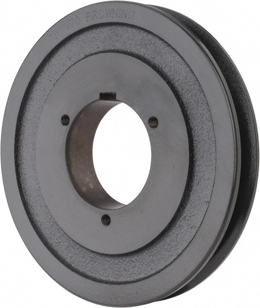 Browning 1B5V70 1B5V70 1 Groove, 5/8 to 2-1/4 Bore Diam, 7.28" Outside Diam, QD Bushed V Belt Sheave 