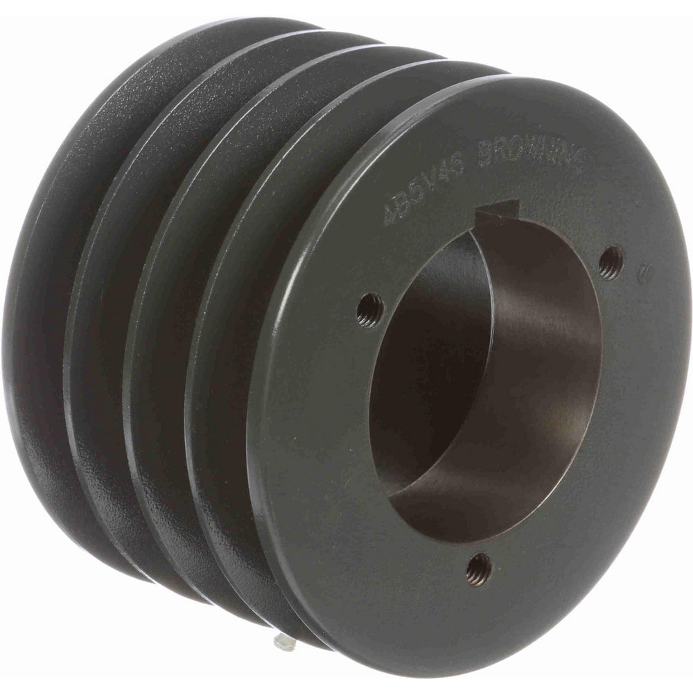 Browning 4B5V46 4B5V46 4 Groove, 5/8 to 2-1/4 Bore Diam, 4.88" Outside Diam, QD Bushed V Belt Sheave 